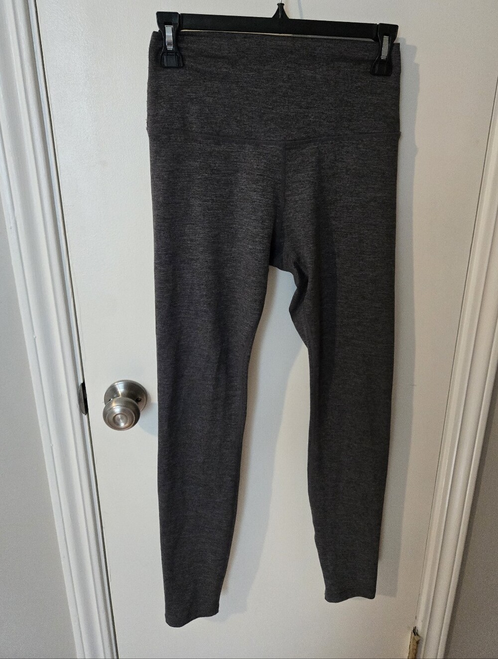High-Waist Charcoal Gray Women's Leggings